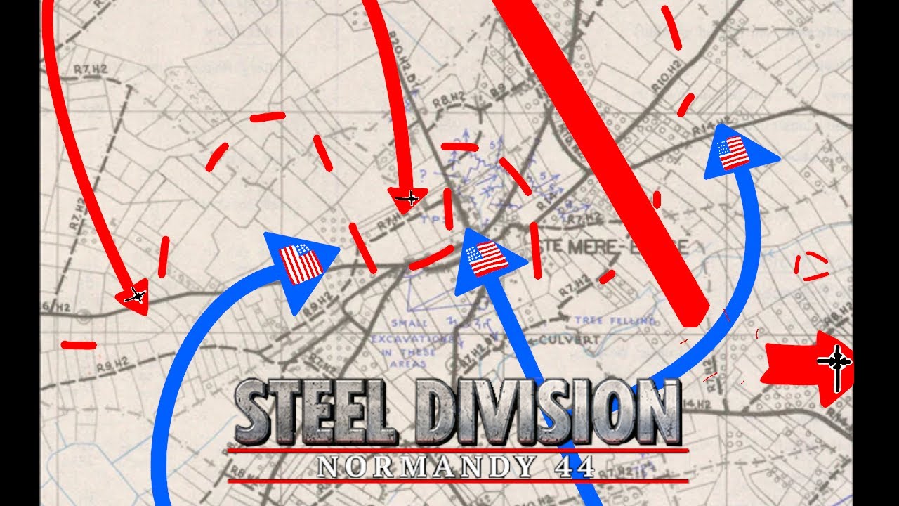 Sainte-Mère-Eglise battle 6th of June 1944 | Steel Division: Normandy ...