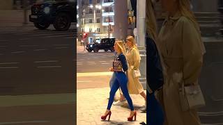 Nightlife In Moscow, Russia, Beautiful Russian Girls #Shorts #Short #Trending #Streetstyle #Fpv