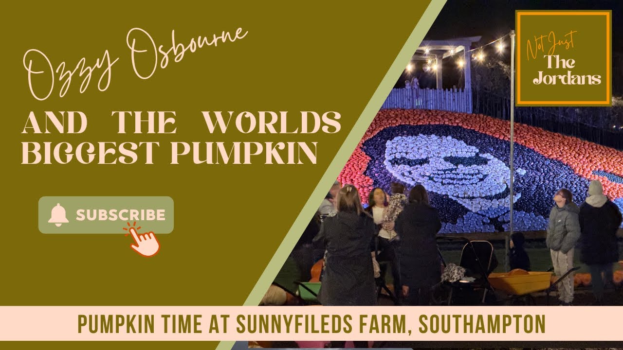 Ozzy Osbourne and the Worlds Biggest Pumpkin |  Pumpkin Transport Disaster | Insta 360 X5 