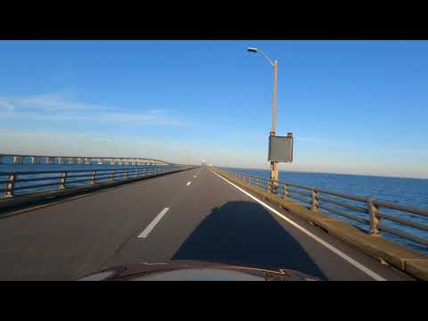 Chesapeake Bay Bridge Road Trip||USA|| Virginia||4K||Travel vlogs