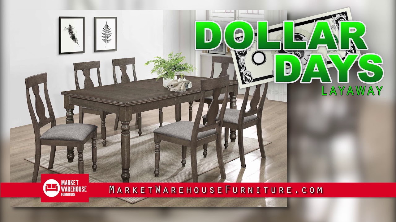 Market Warehouse Furniture Dollar Days Are Here! YouTube