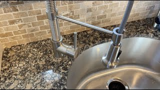 How to install an OWOFAN pull out Kitchen Faucet