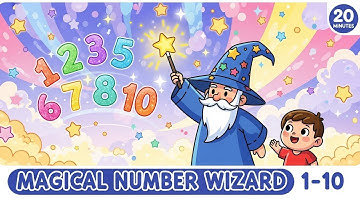 Magical Number Wizard 1–10 | Fun Counting Song for Kids | Animagic Studio