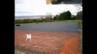 Grassreinforcement with TERRA-GRID E 35 for parking area in the UK