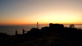 Egunsentia Time-Laps Moduan, Santa Katalina Itsasargitik.