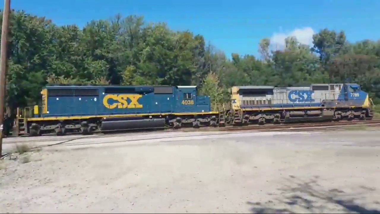 bnsf 5729 Live CSX Train Eastbound