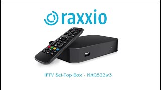 Raxxio MAG 522w3 IPTV With Built-in 2T2R ac Wifi Module 4K Set-Top Box