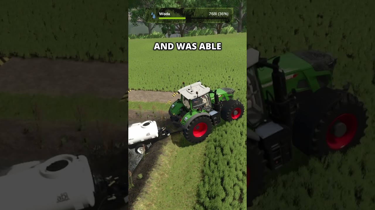 Вода из рыбного пруда в Farming Simulator 25? | Эксперимент № 87 в FS25