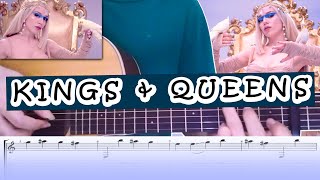 Ava Max - Kings & Queens | Fingerstyle Guitar Cover (FREE TABS)