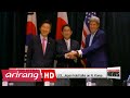 Foreign ministers of S. Korea, U.S., Japan hold talks on N. Korea