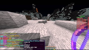 [Minecraft] [CosmicPvP] Bug Glitch with a bow!