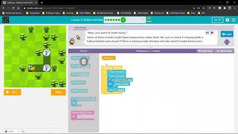 Grade 9- Coding| 17 July 2020| Conditionals in Bee: puzzle 7-9