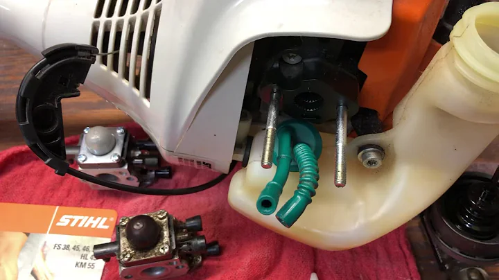 Replace fuel filter on a Stihl string trimmer