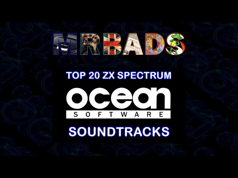 Top 20 ZX Spectrum AY Chip Game (Title) Music | Ocean Software