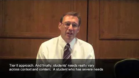 Why is it important to embed intensive interventions within a tiered system of supports?