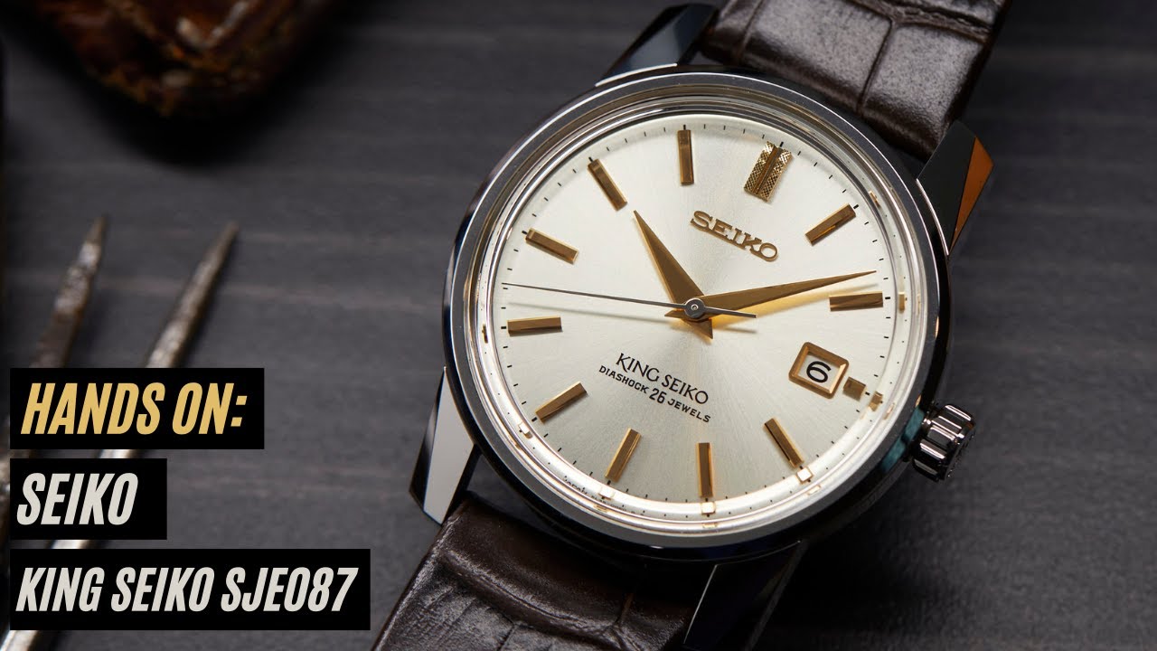 The new King Seiko SJE087 might be the dress watch you've been looking for  - YouTube