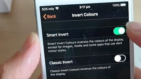 iPhone 6 / 6+ iOS 12: How to Enable / Disable Screen Invert Color / Negative Color