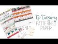 Tip Tuesday | Patterned Paper