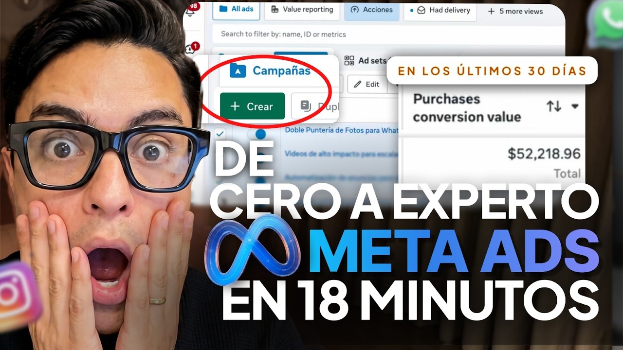 Curso de Meta ADS desde CERO - Cómo hacer publicidad en Redes sociales - Tutorial PASO A PASO Fácil