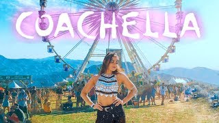 Coachella Day 2!! Painting my BODY in GLITTER! | Cloe Feldman