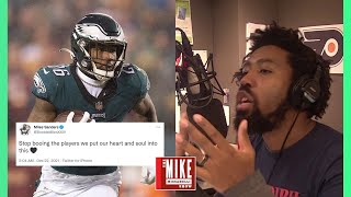 Mike and Tyrone have a problem with Miles Sanders' "stop booing" tweet | Mike Missanelli Show