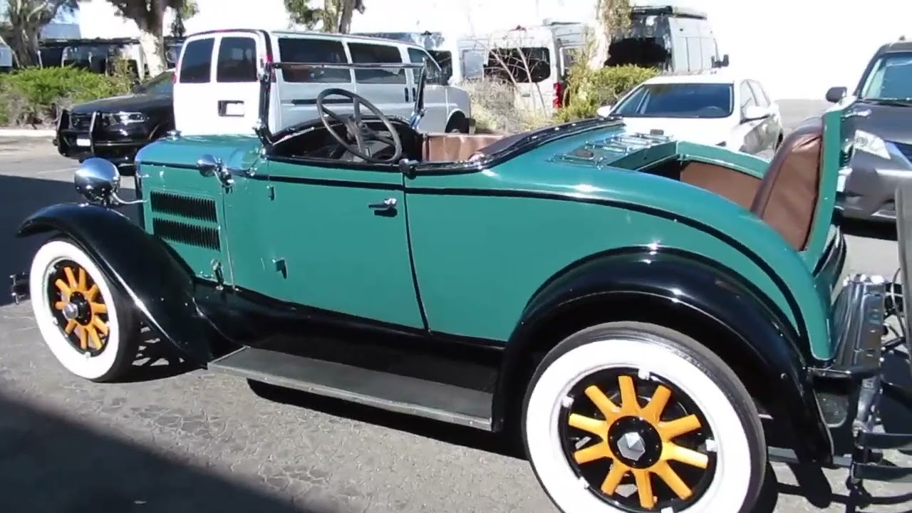 1929 Essex Challenger 6 Roadster - SOLD - YouTube