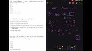 MATH1110 University Calculus 1/Mathematics 1 Paper Q19-21 Solutions
