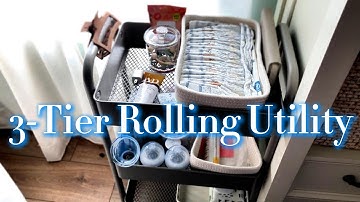 Transform Your Space: Amazon Basics 3-Tier Rolling Cart