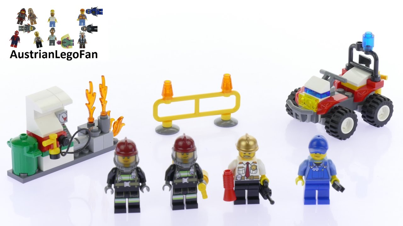 junk transfusion dynasti Lego City 60088 Fire Starter Set - Lego Speed Build Review - YouTube