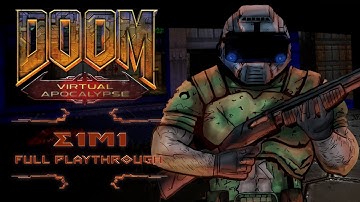 Doom Virtual Apocalypse E1M1: Hangar Full Playthrough
