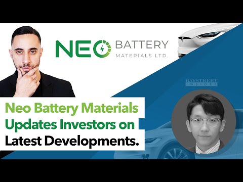   Neo Battery Materials Provides A Big Update On Operations W Danny Huh TSXV NBM