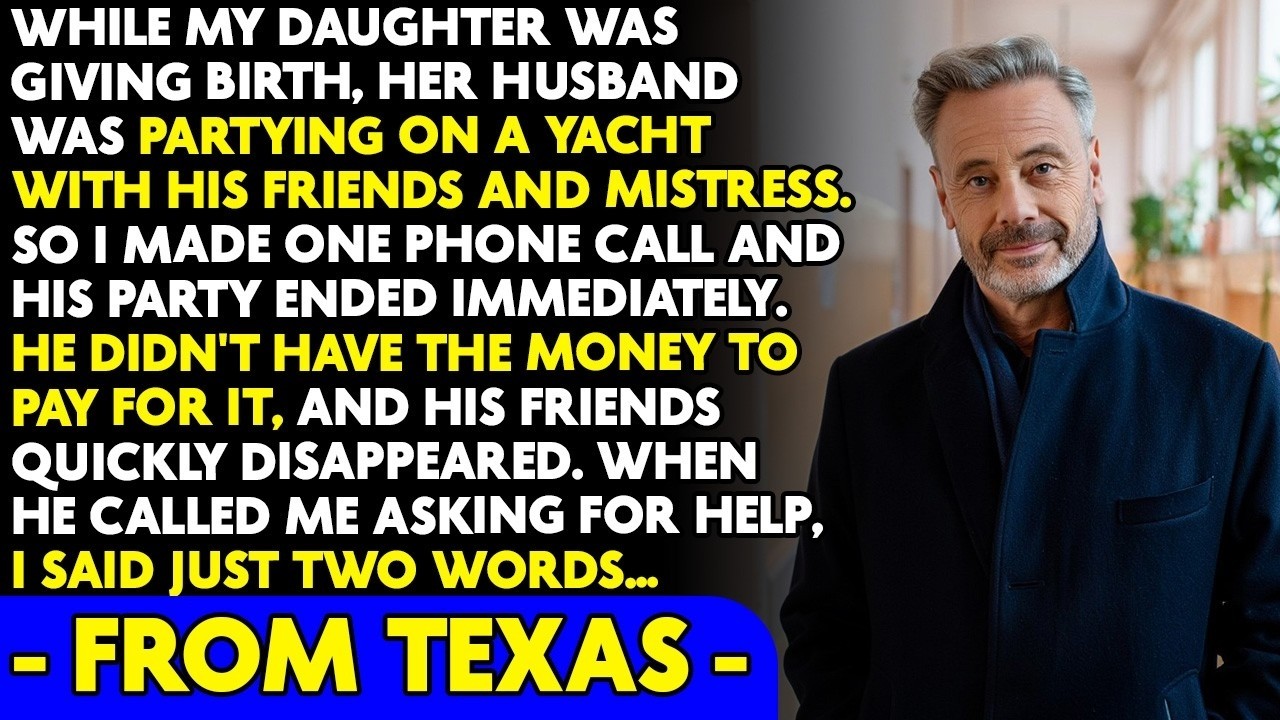 While My Daughter Was Giving Birth, My SIL Was Having Fun On A Yacht With His Mistress