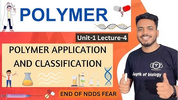Polymer introduction || polymer classification | polymer NDDS UNIT 1 | polymer NDDS depth of biology