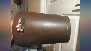 Umbra Woodrow 2 Gallon Modern Wooden Trash Can Wastebasket or Recycling Bin for review