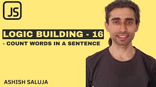 Javascript JS Coding Practice 16 - Counting Words in Sentences - Hindi