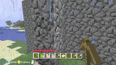Xbox 360 Minecraft : Making A Watch Tower 4x Fast