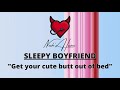 ASMR Sleepy Boyfriend Carries You out of Bed [Kissing][Cuddling][Waking Up]
