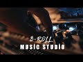 Cinematic music studio broll  epc