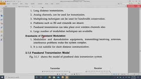 lecture 1 Passband data transmission 2