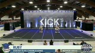 Novice U12 L1 Zodiak Élite Cheerleading Ruby Saint Eustache