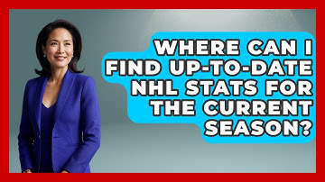 Where Can I Find Up-to-Date NHL Stats for the Current Season? | Puck Stats Central News