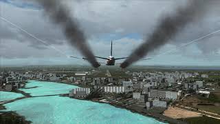 PIA 777-200 Belly Crash Landing at Manila [Engine Fire / Gear Fail] screenshot 5