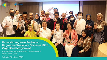 Penandatanganan Perjanjian Kerjasama Swakelola Bersama Mitra Organisasi Masyarakat