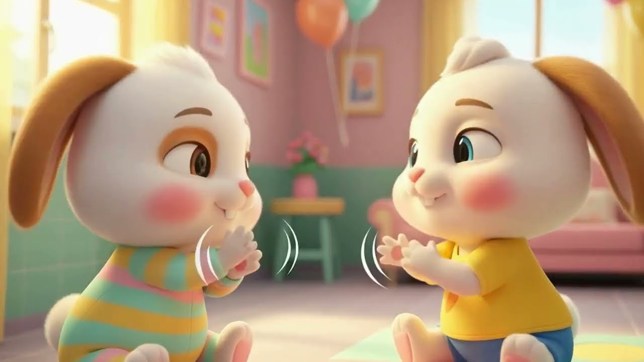 Bunny Baby’s Fun Learning Adventure 🐰🎵 | Clap, Sing & Learn Good Habits! | Toddler Learning Video |