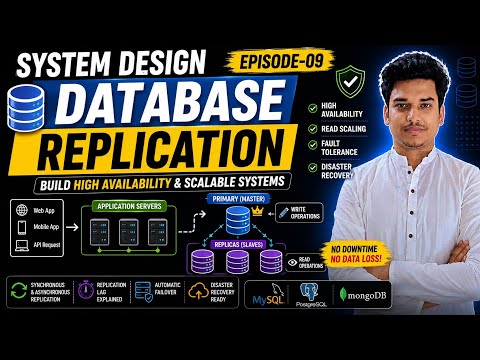Lec-8 Database replication  System design |Master-Slave #systemdesign #programming #interview #coder