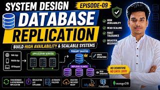 Lec-8 Database replication  System design |Master-Slave #systemdesign #programming #interview #coder