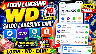 Login Langsung withdraw saldo dana ovo gopay shopeepay | FOCUS Aplikasi penghasil uang tercepat 2026