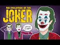 The evolution of the joker animated