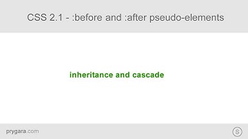CSS 2.1 - inheritance and cascade (cascade and selector specificity)