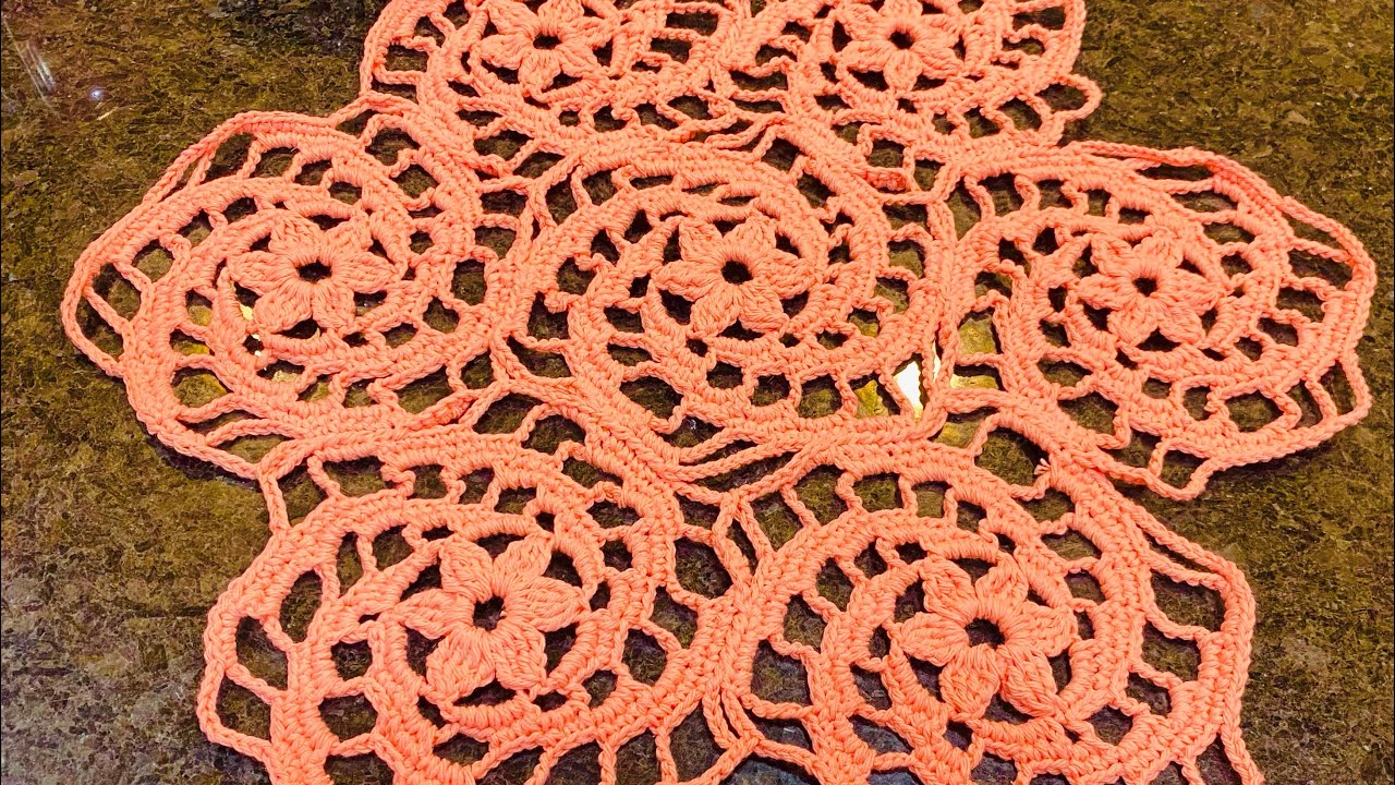 ￼美丽的旋转花片勾织教程Beautiful Rotating Flower Crochet Tutorial🐦‍🔥🌷